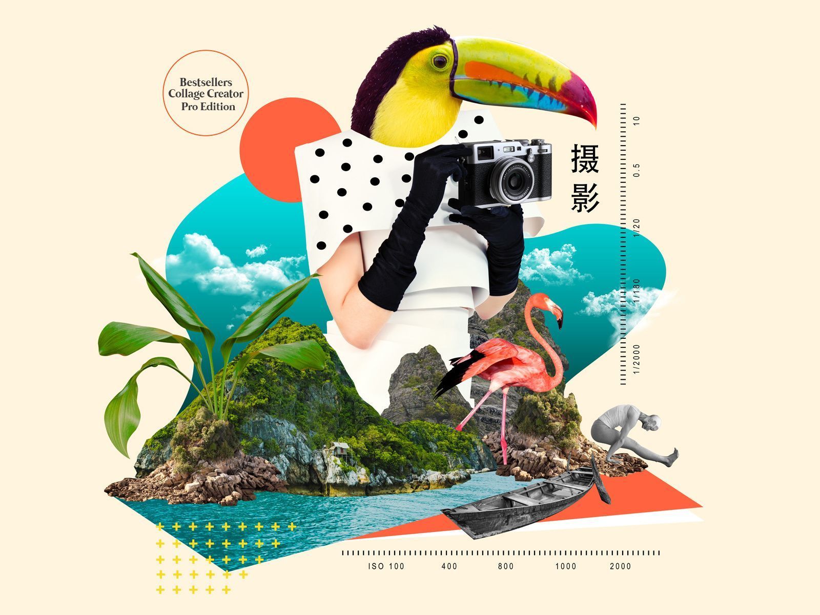 1600x1200 Summer Collage Digital Art Template by Daniel E Graves on Dribbble