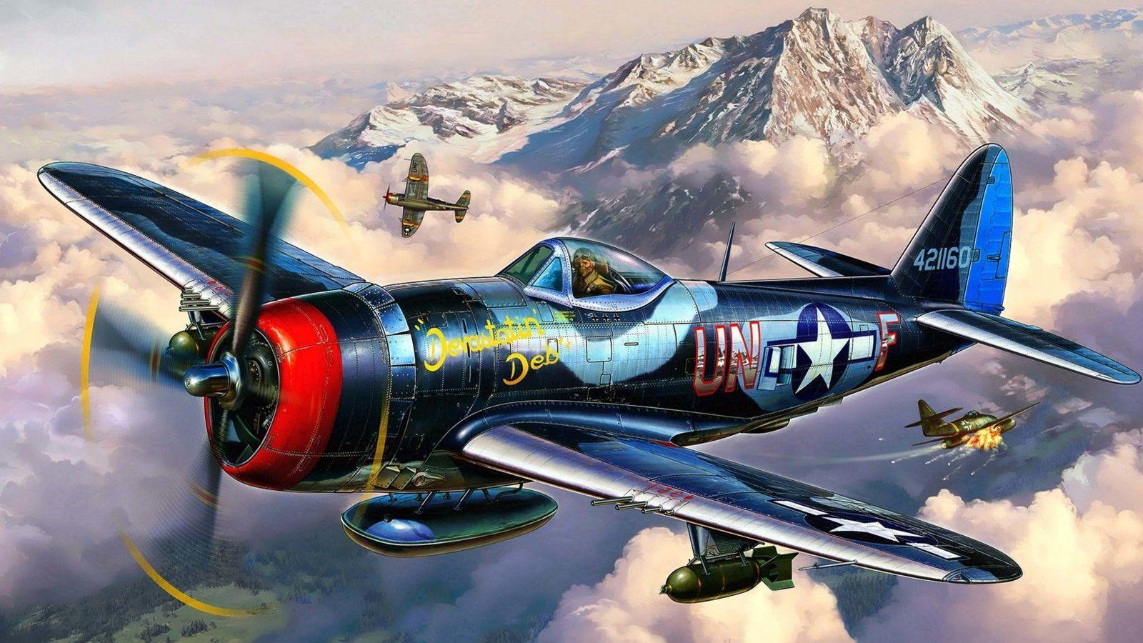 1600x900 Republic P 47 Thunderbolt Wallpaper