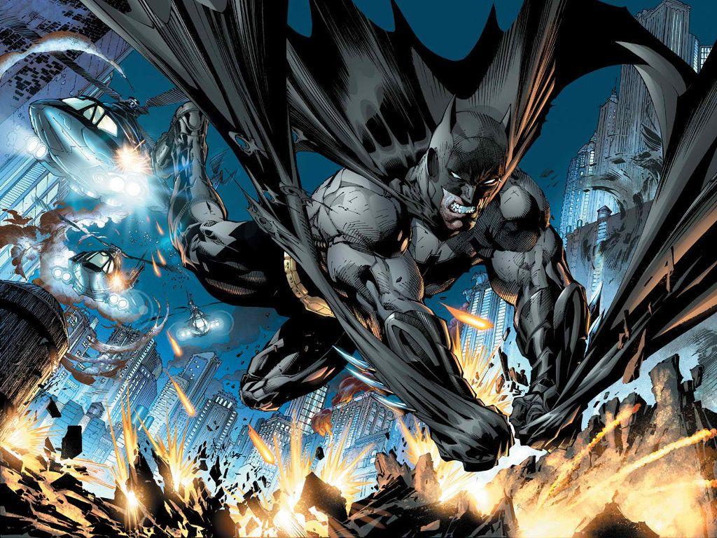 1024x768 My Free Wallpaper Wallpaper : Batman (by Jim Lee)