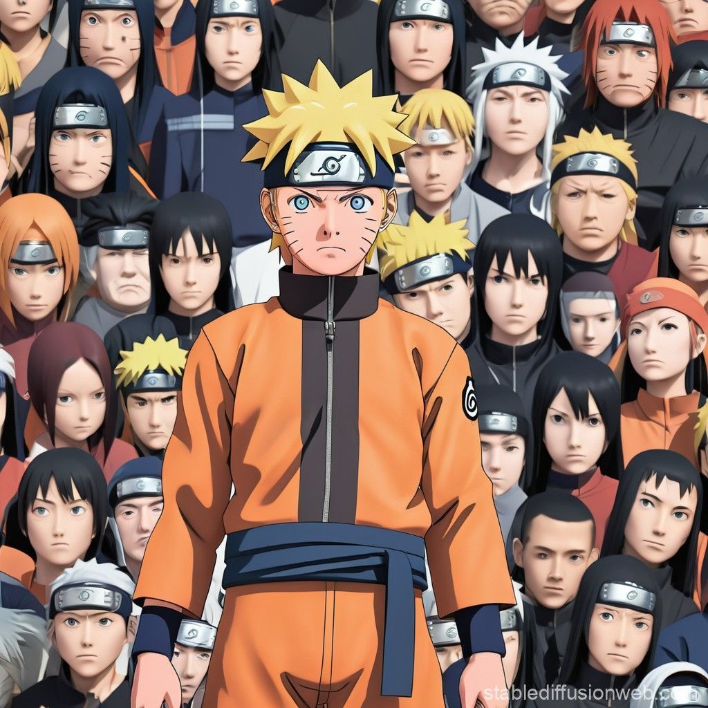 1024x1024 Naruto Uzumaki Adult 4K Wallpaper