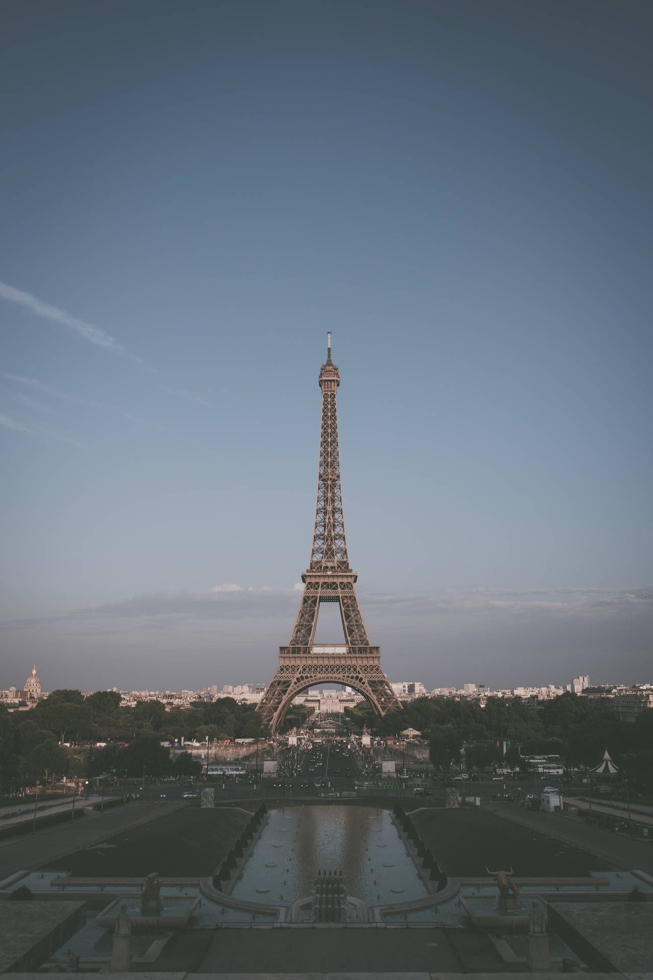 1280x1920 The Eiffel Tower Stands Out In