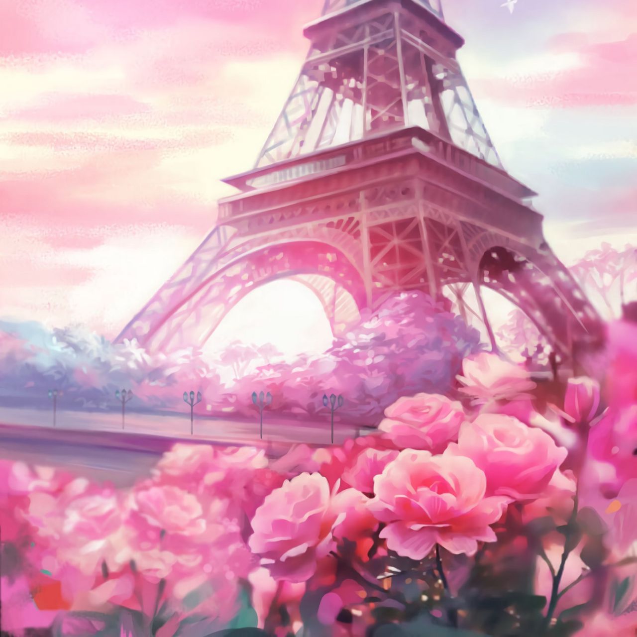 1280x1280 Download wallpaper 1280x1280 paris