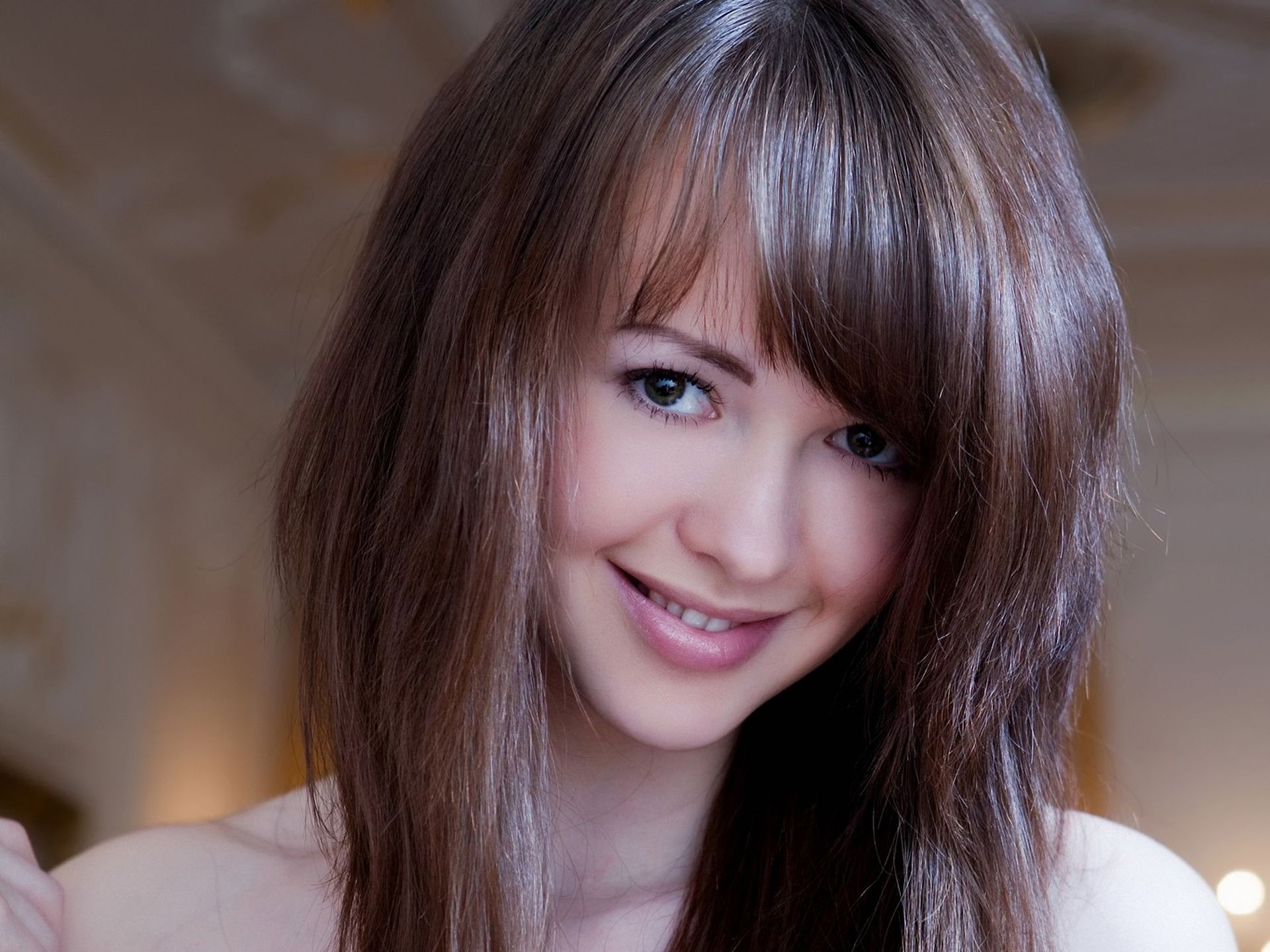 1920x1440 face, smile, hairstyle, Nastya E