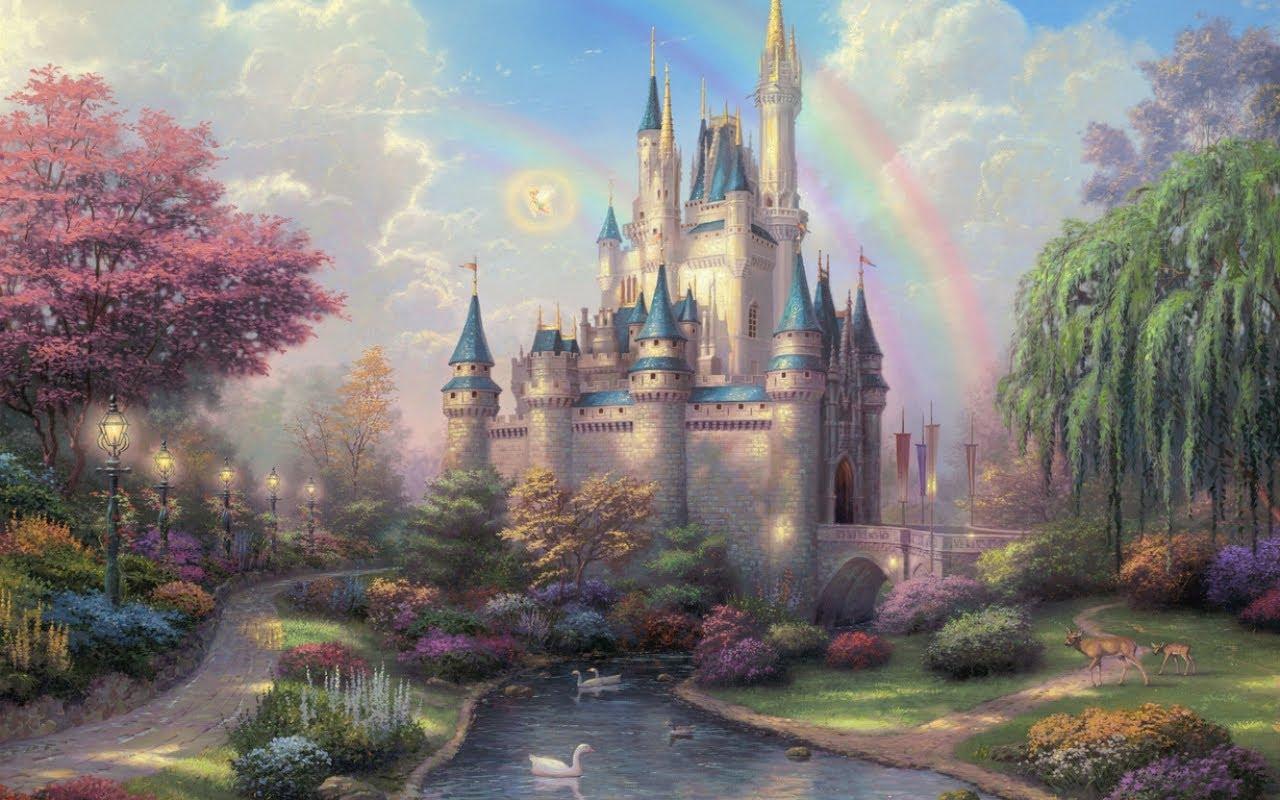 1280x800 Beautiful Fairytale Music in the Clouds