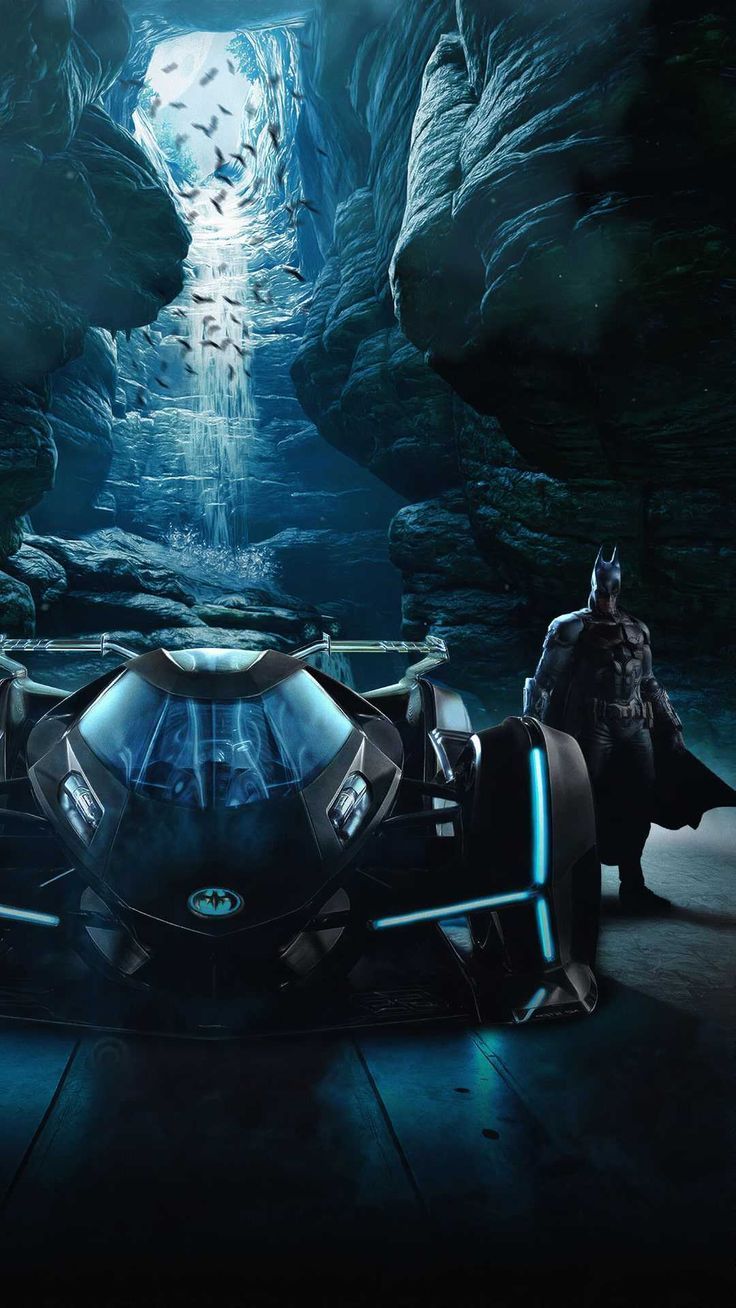 736x1308 Batmobile Wallpaper
