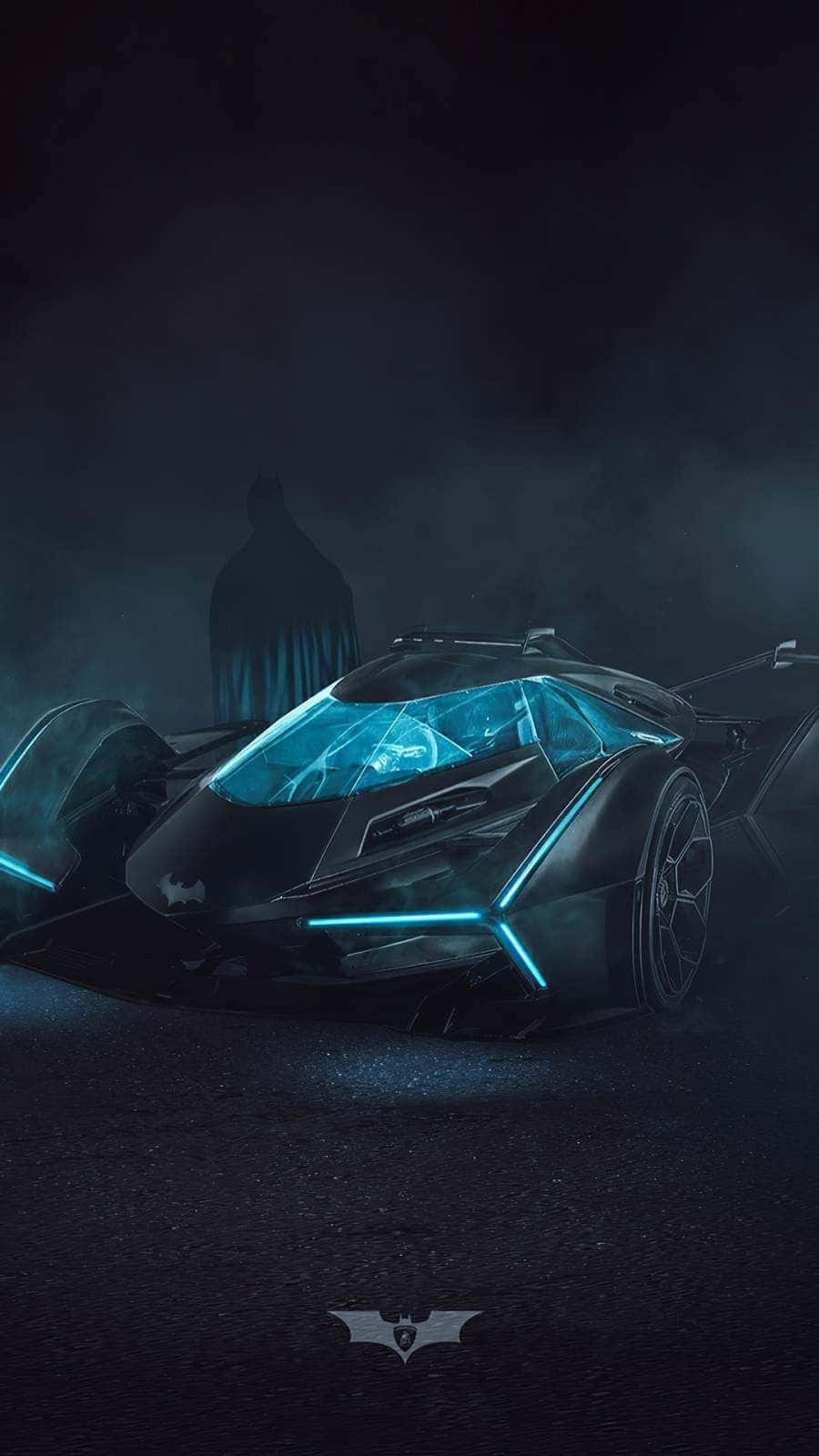 900x1600 Download free Batman Monster Car Blue