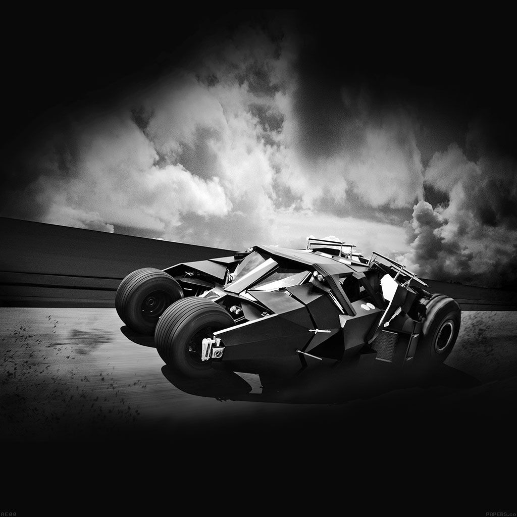 1024x1024 Batcar Batman Returns Highway Art Hero