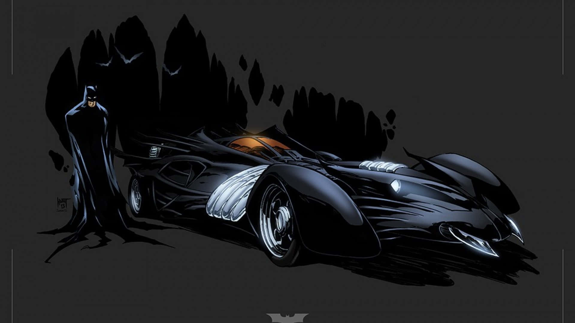 1920x1080 Batmobile Desktop Wallpaper