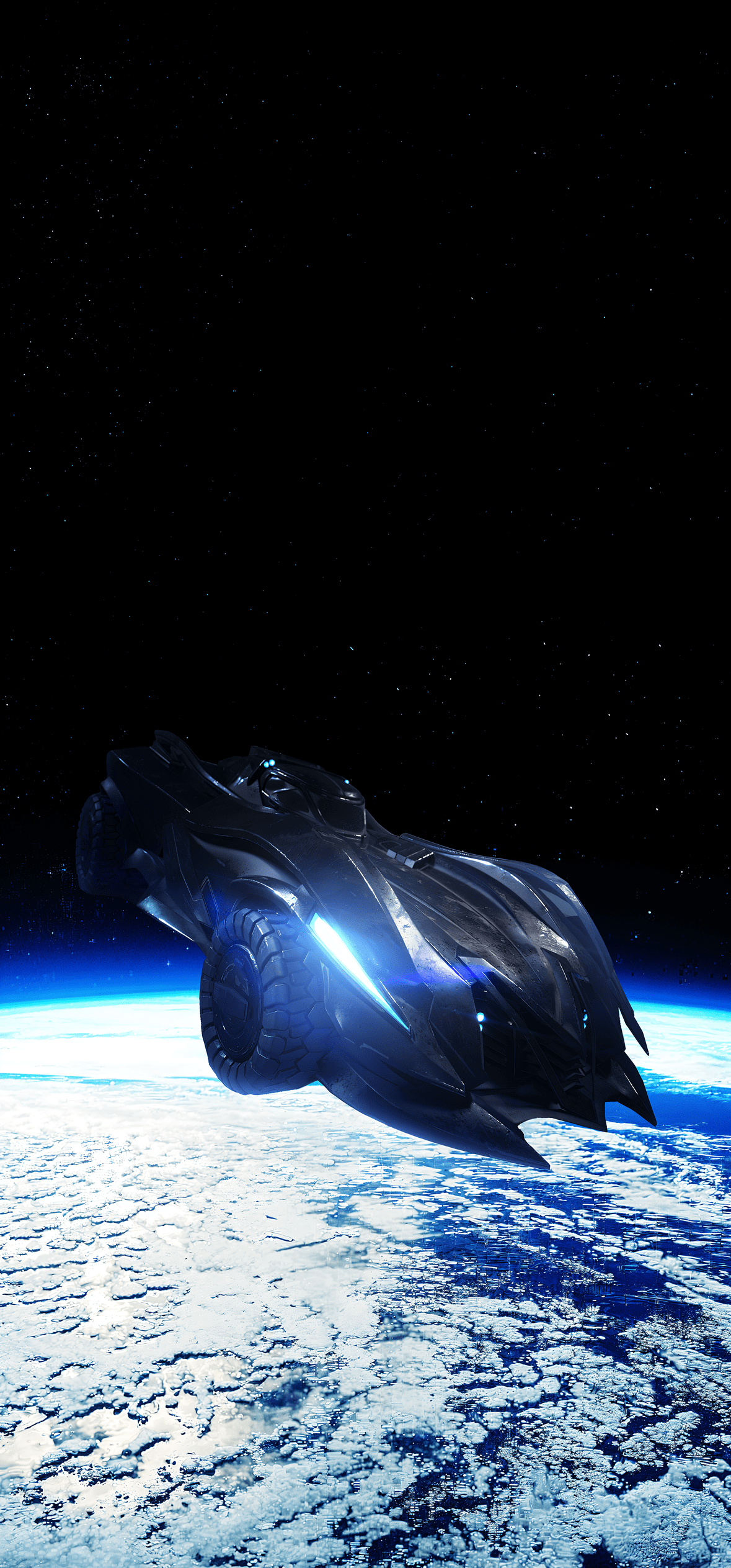 1179x2526 The Batman in Space Wallpaper 4k iPhone