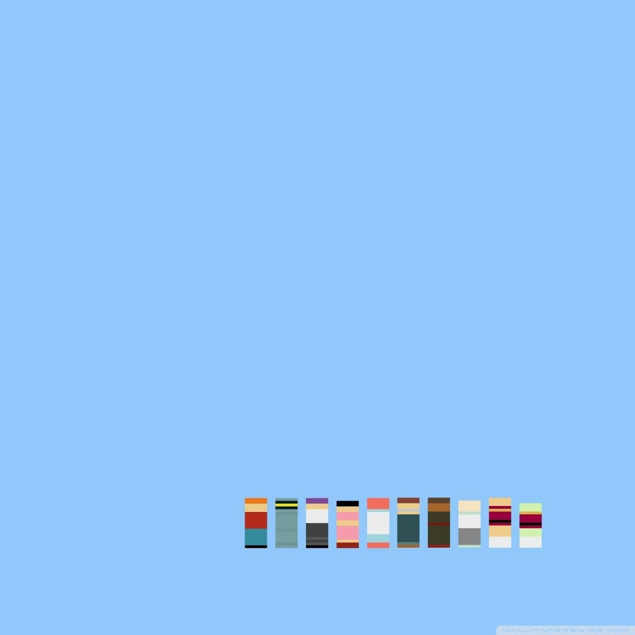 1280x1280 Futurama Minimalism Ultra HD Desktop Background Wallpaper for 4K