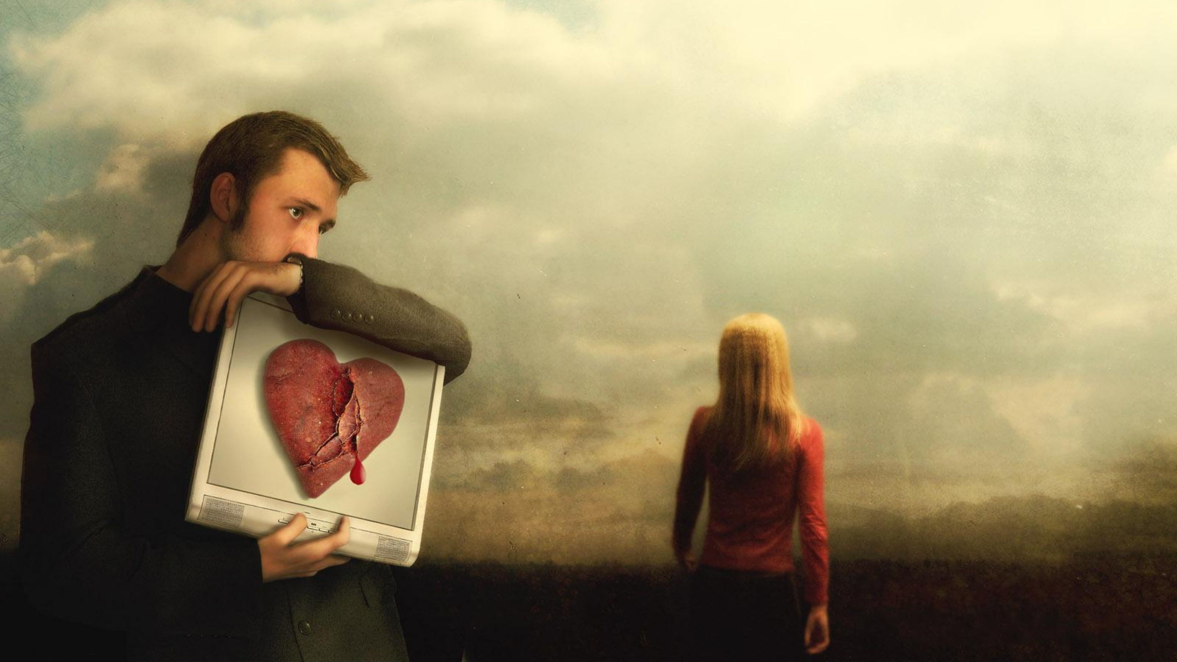 3840x2160 Broken Heart Boy 4K, 8K Wallpaper