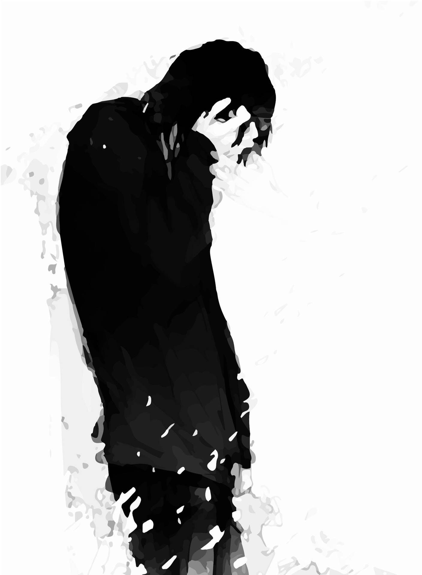 1408x1920 Dejected Sad Boy Wallpaper