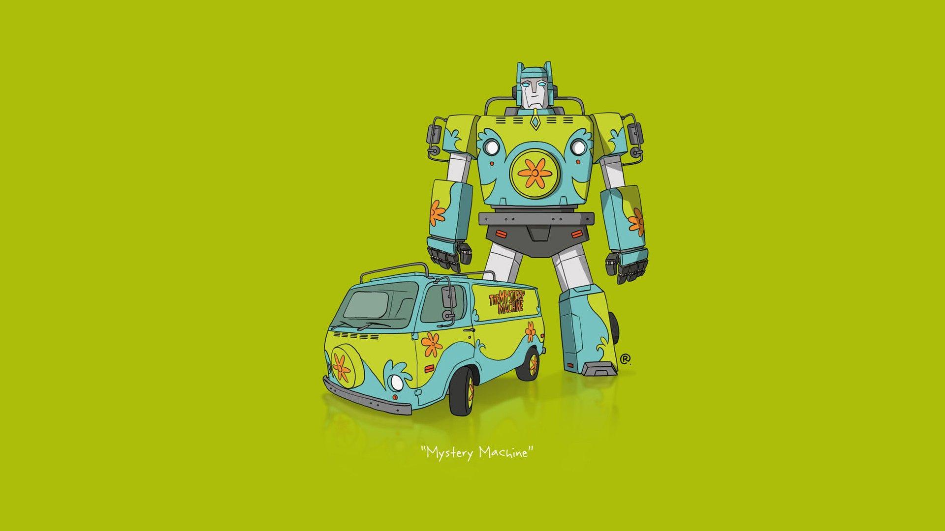 1920x1080 Car, #minimalism, #transformers, #scooby Doo Wallpaper