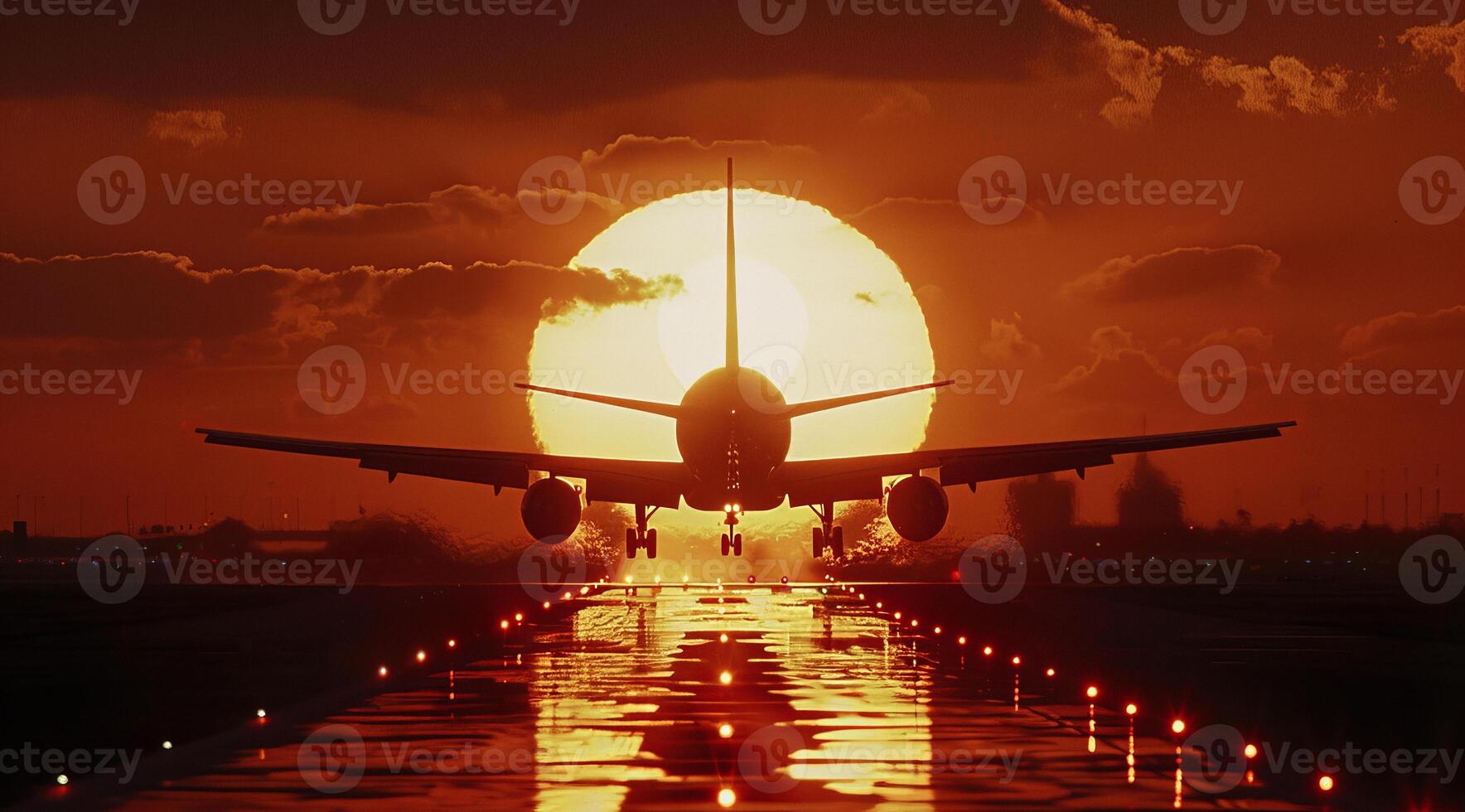 1768x980 Plane landing at the airport with passengers and tourists returning from vacation