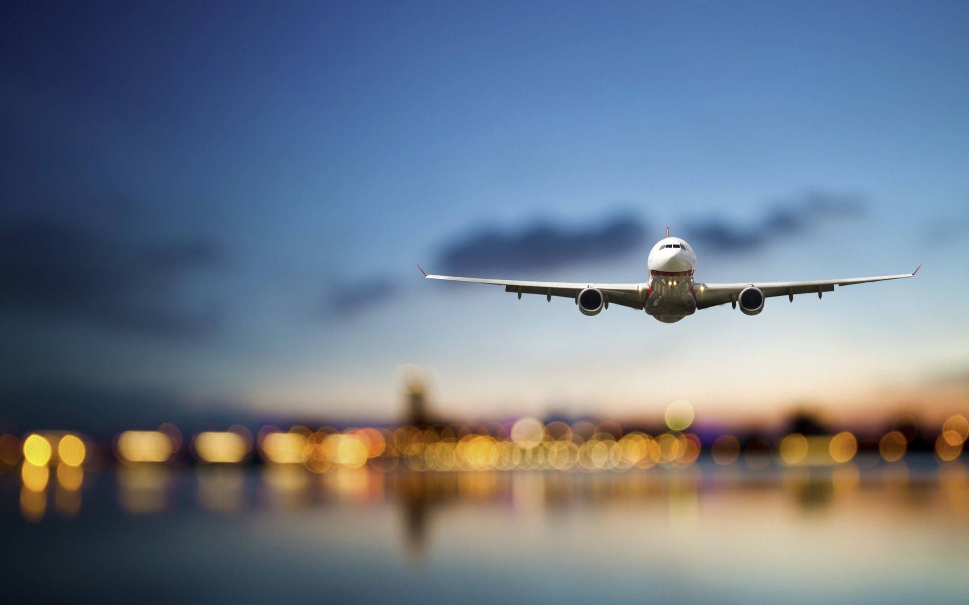 1920x1200 4k Plane Landing Wallpaper
