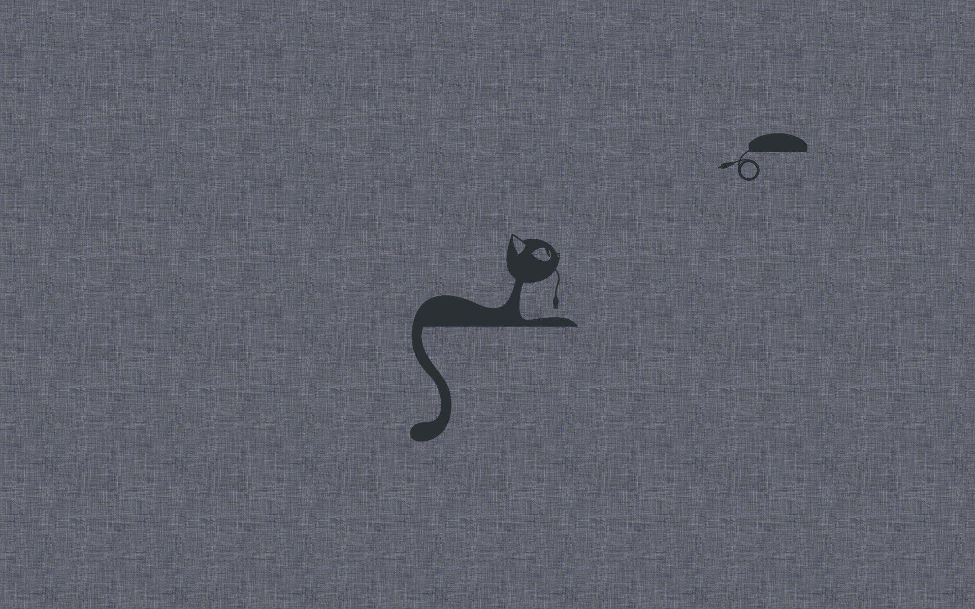 1920x1200 Cat and Mouse USB Art wallpaperx1200