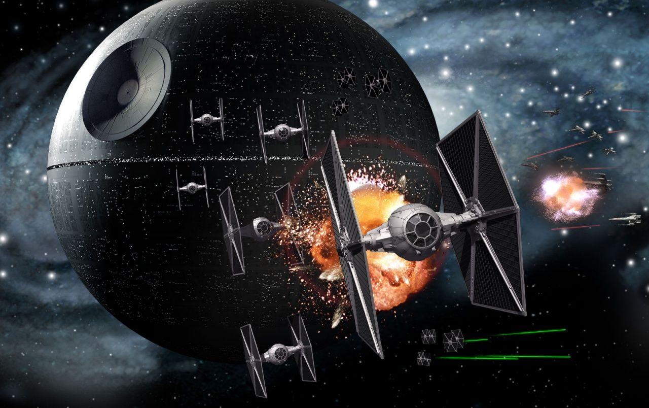 1280x804 Death Star Battle wallpaper. Death Star Battle