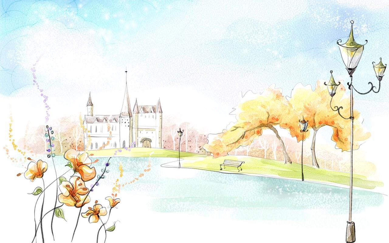 1280x800 Romantic Castile Wallpaper HD Wallpaper. High Resolution