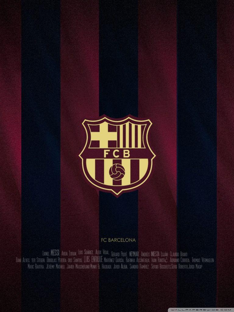 768x1024 Barcelona Logo Wallpaper