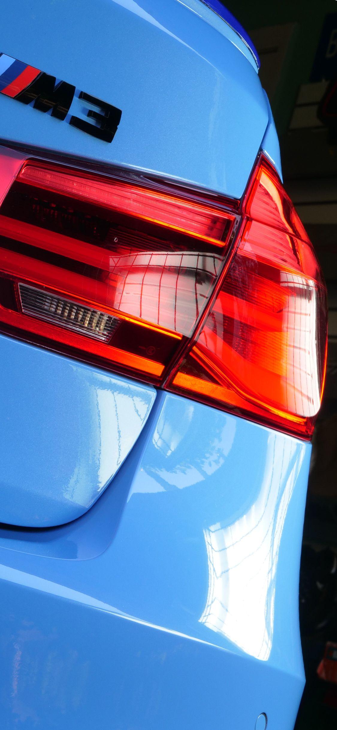 1125x2436 Blue BMW F80 M3 iPhone X Wallpaper