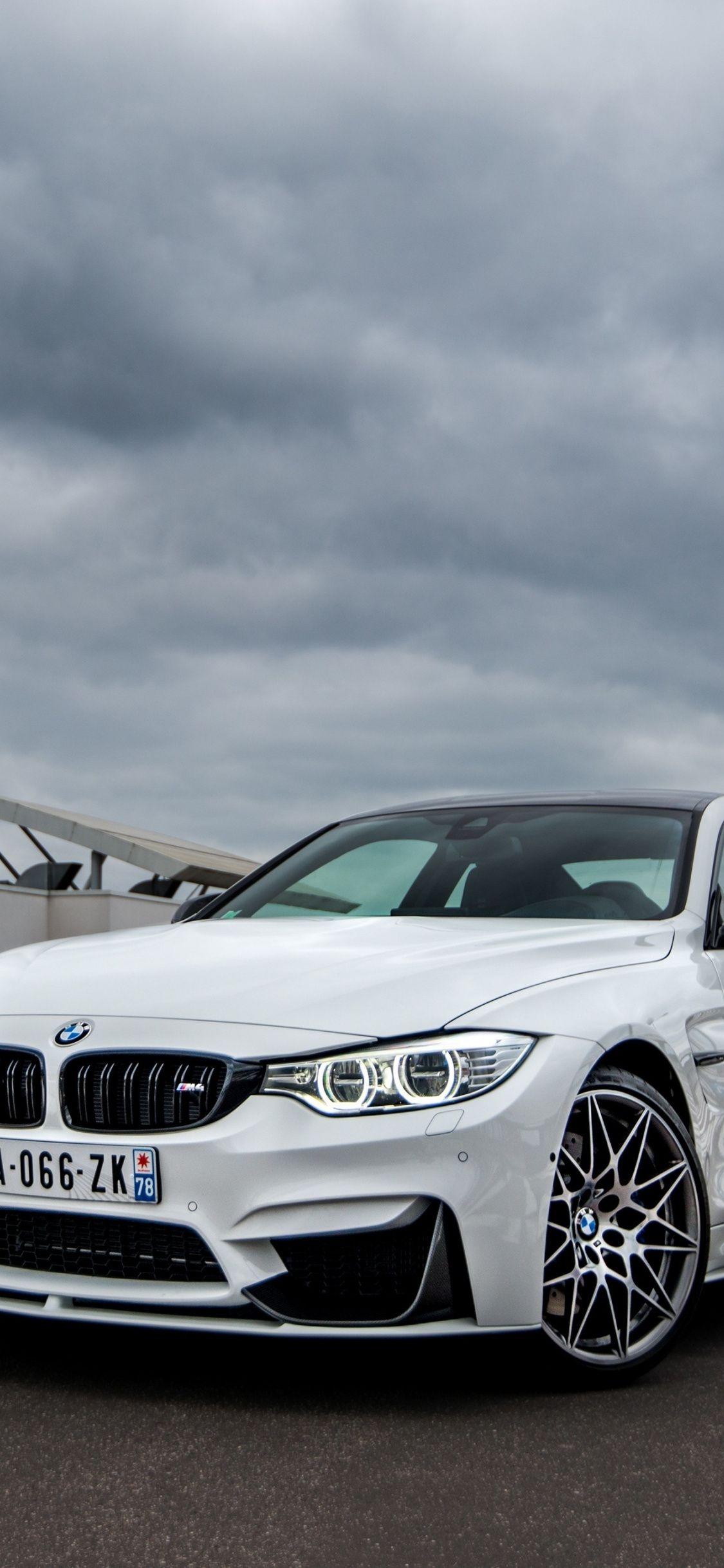 1125x2436 Download 1125x2436 wallpaper bmw m white car, front