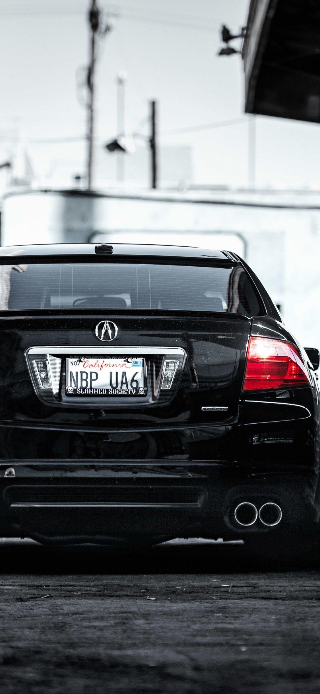 1125x2436 Download 1125x2436 Cars, Honda Acura, Black Wallpaper
