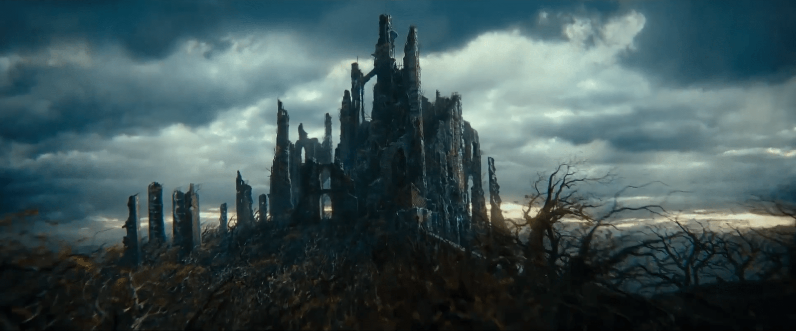 1597x665 Dol Guldur, Southern Mirkwood. Photo from Middle Earth