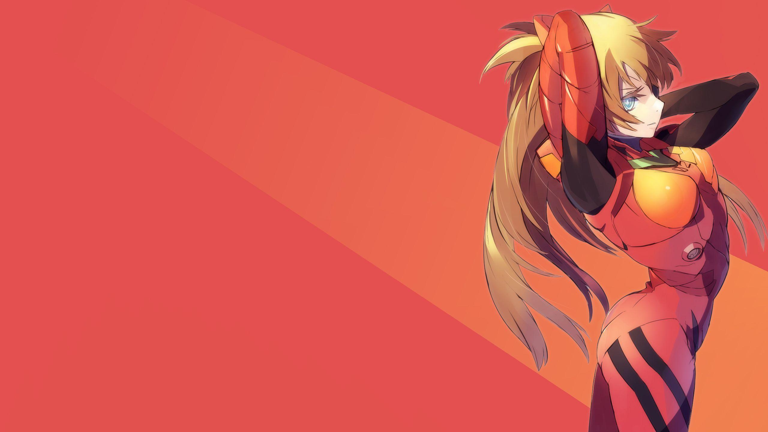 2560x1440 Asuka Langley Soryu Wallpaperx1440