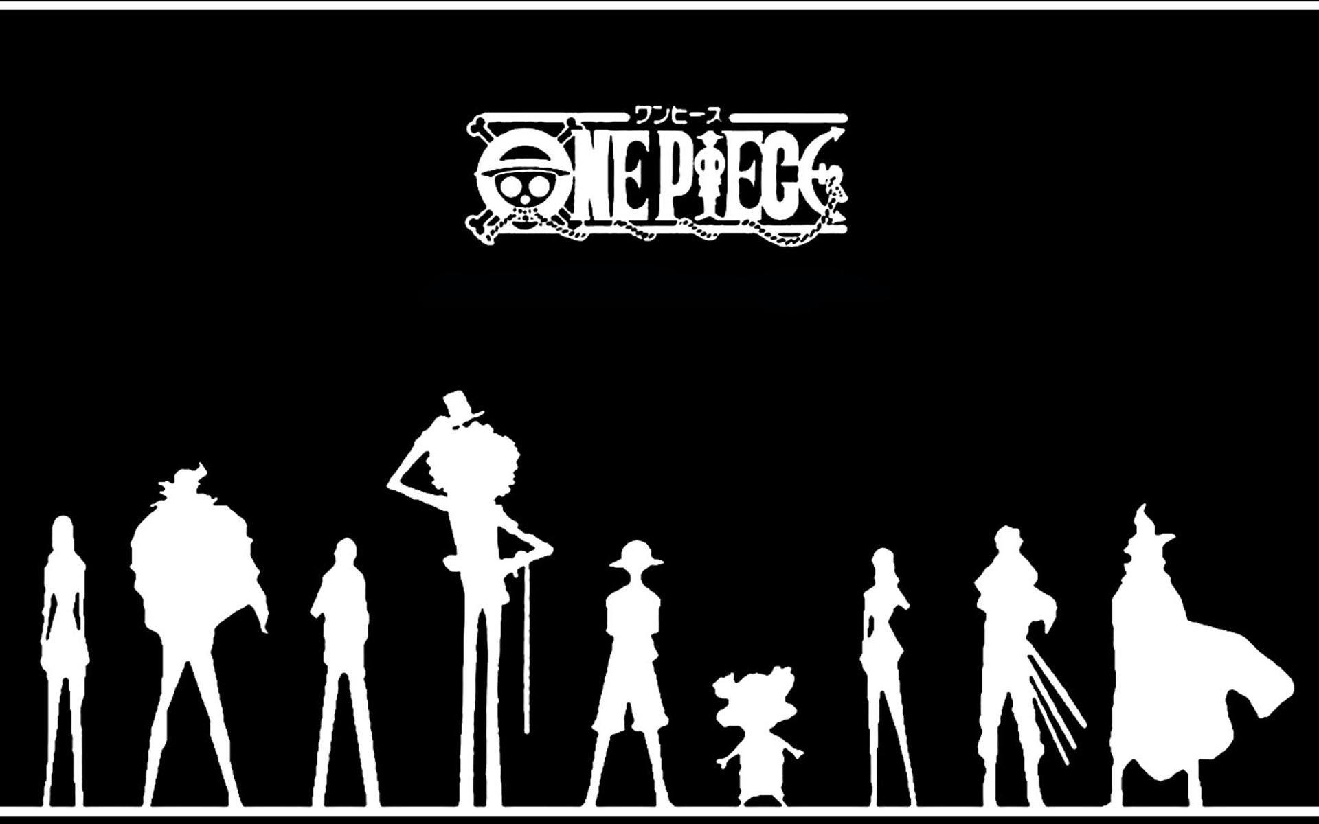 1920x1200 One Piece Silhouette Wallpaper