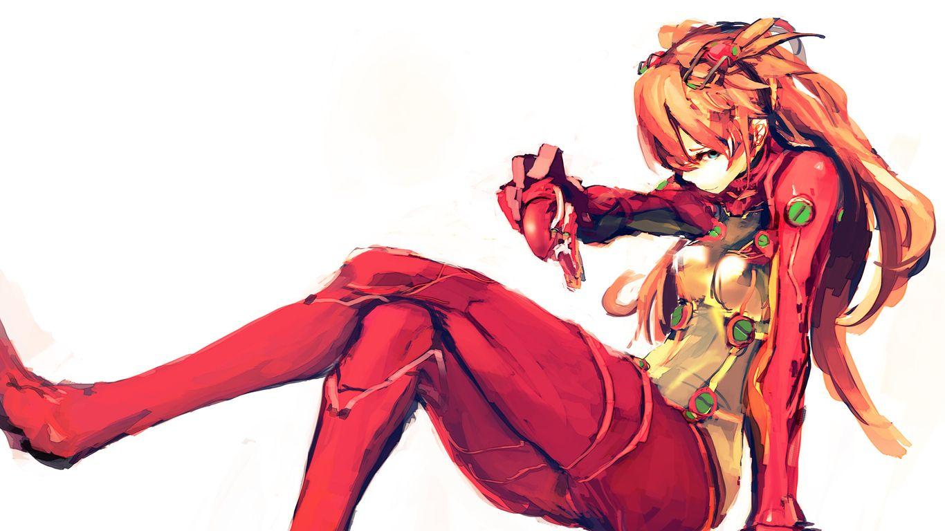 1366x768 Asuka Langley Soryu Wallpaperx768