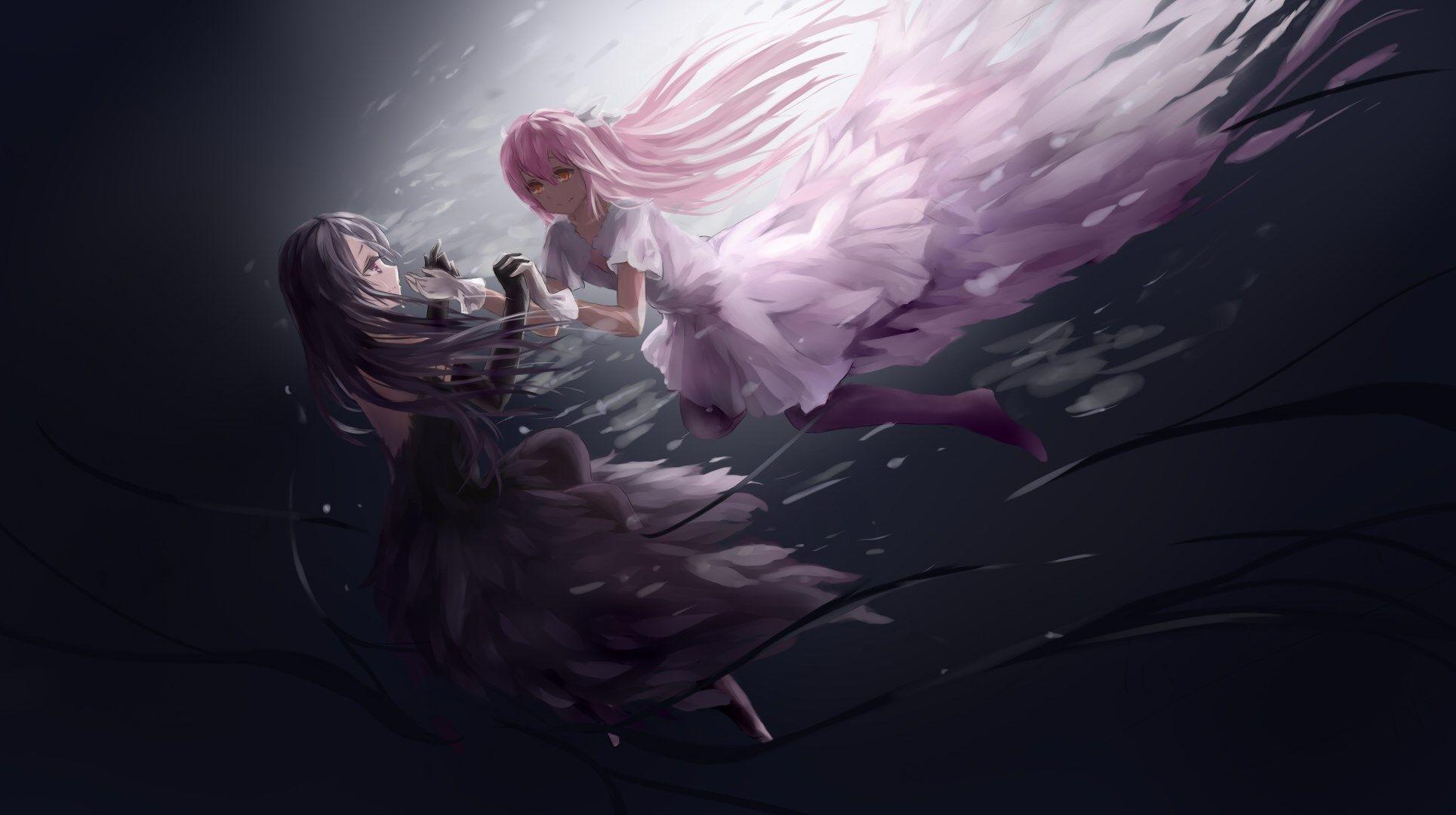 1929x1080 puella magi madoka magica HD Wallpaper, Photo