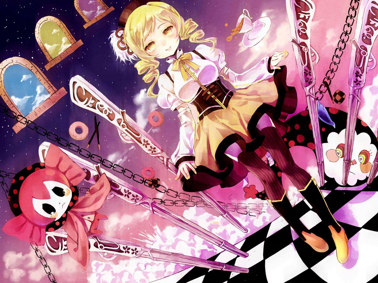 1600x1200 Desktop Wallpaper Mahou Shoujo Madoka Magica Anime
