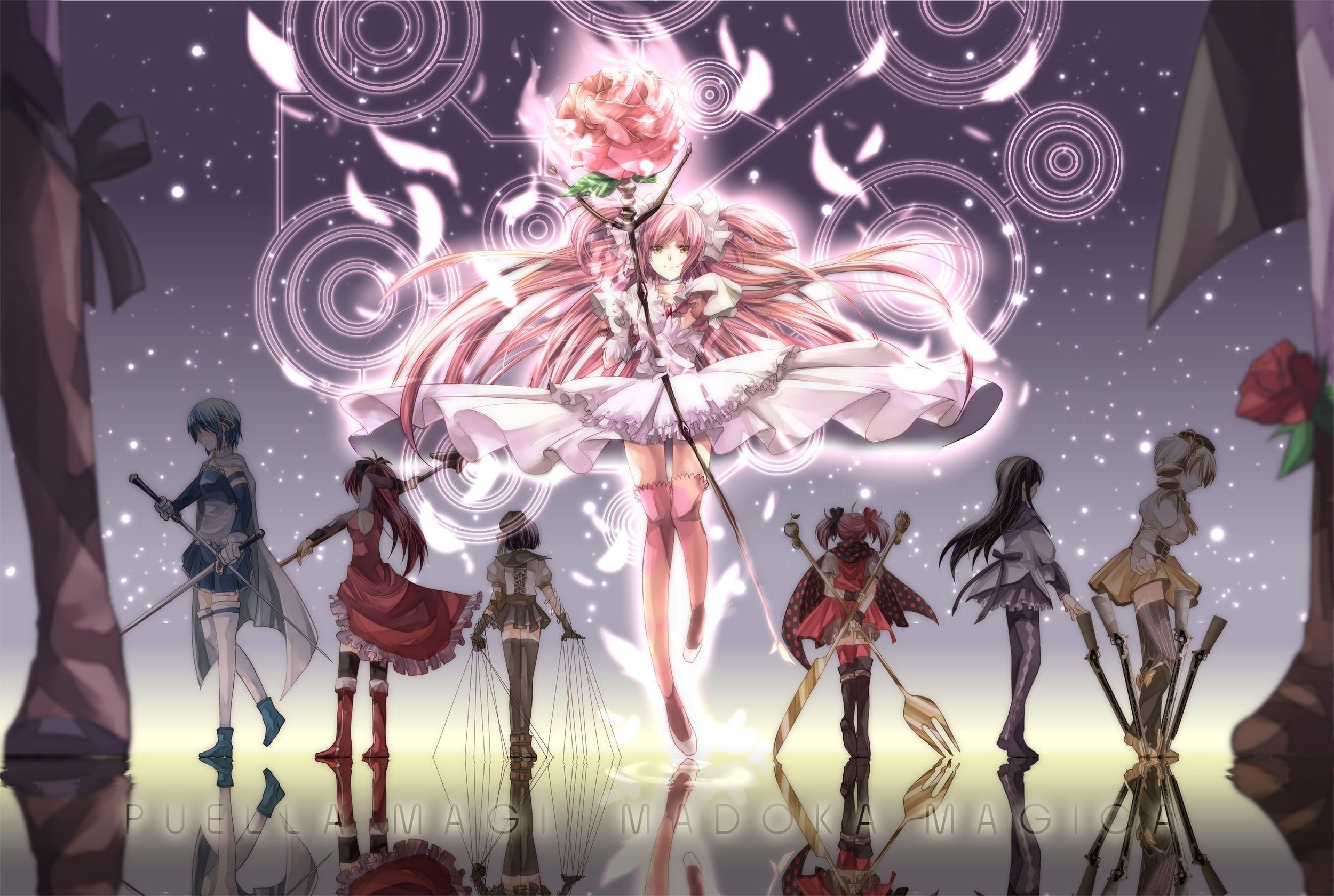 2500x1680 Anime Puella Magi Madoka Magica Wallpaper Background 2500 X