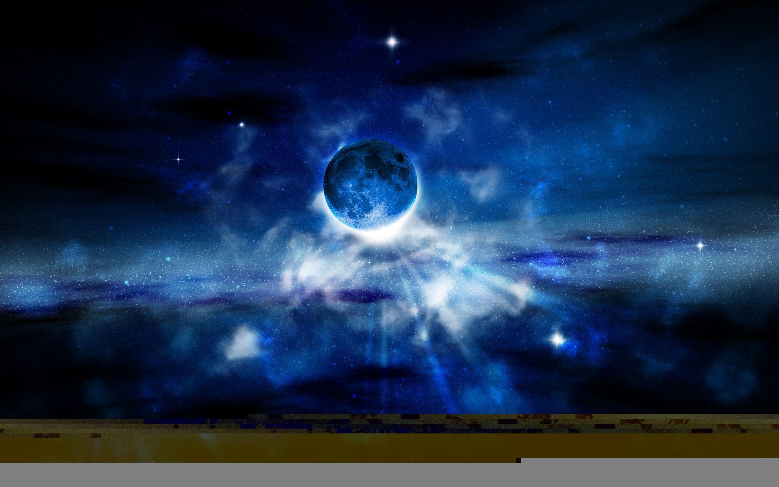 2560x1600 Dark And Light Sky With Earth Covering Sun desktop wallpaper