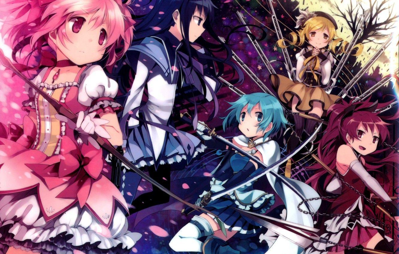 1332x850 Wallpaper kawaii, sword, anime, katana, ken, blade, manga