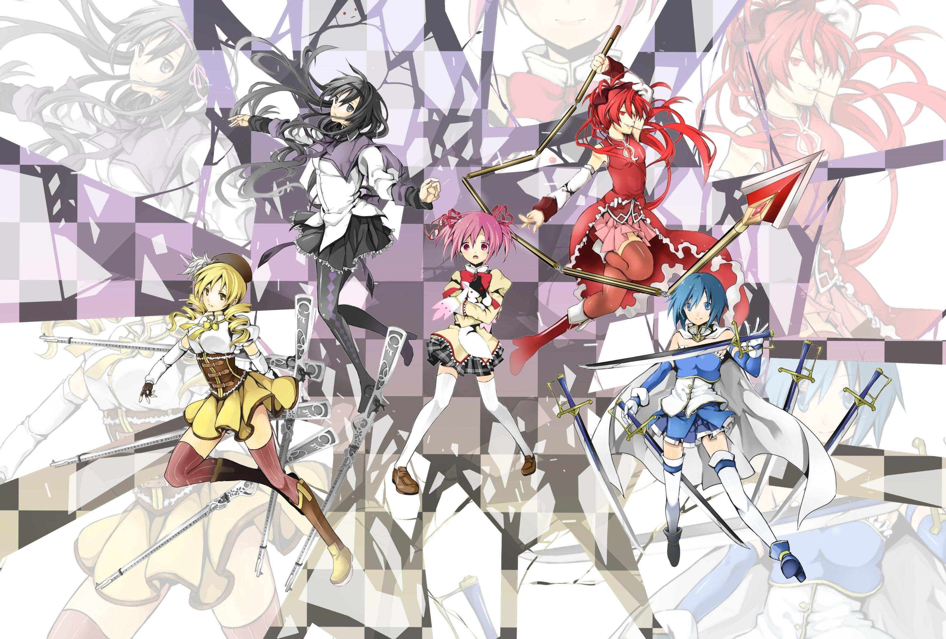 3214x2173 Photo puella magi madoka magica Anime 3214x2173