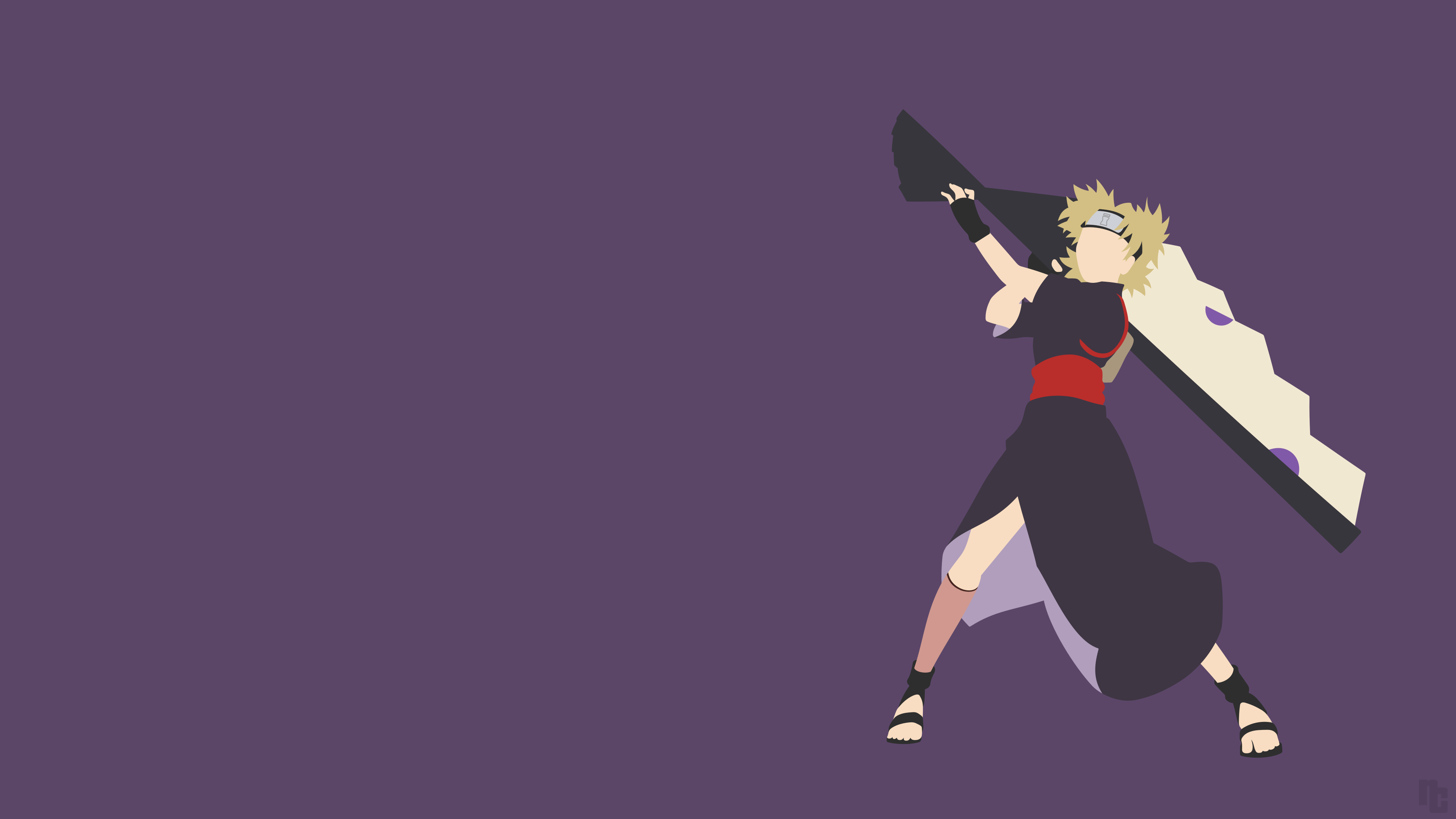 3840x2160 Naruto Minimalist Wallpaper