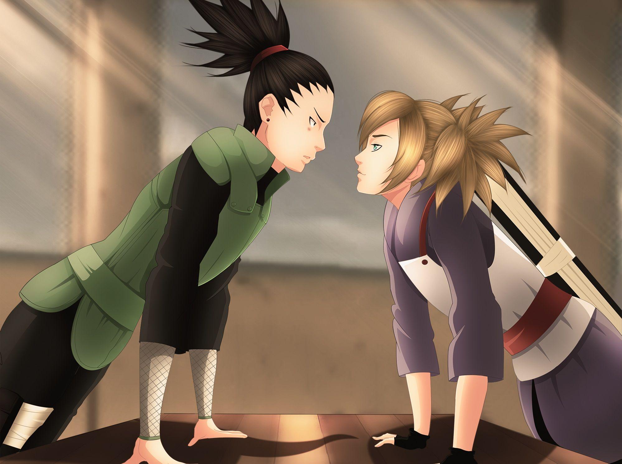 1998x1490 Temari (Naruto), Ninja, Black Hair, Shikamaru Nara, Brown