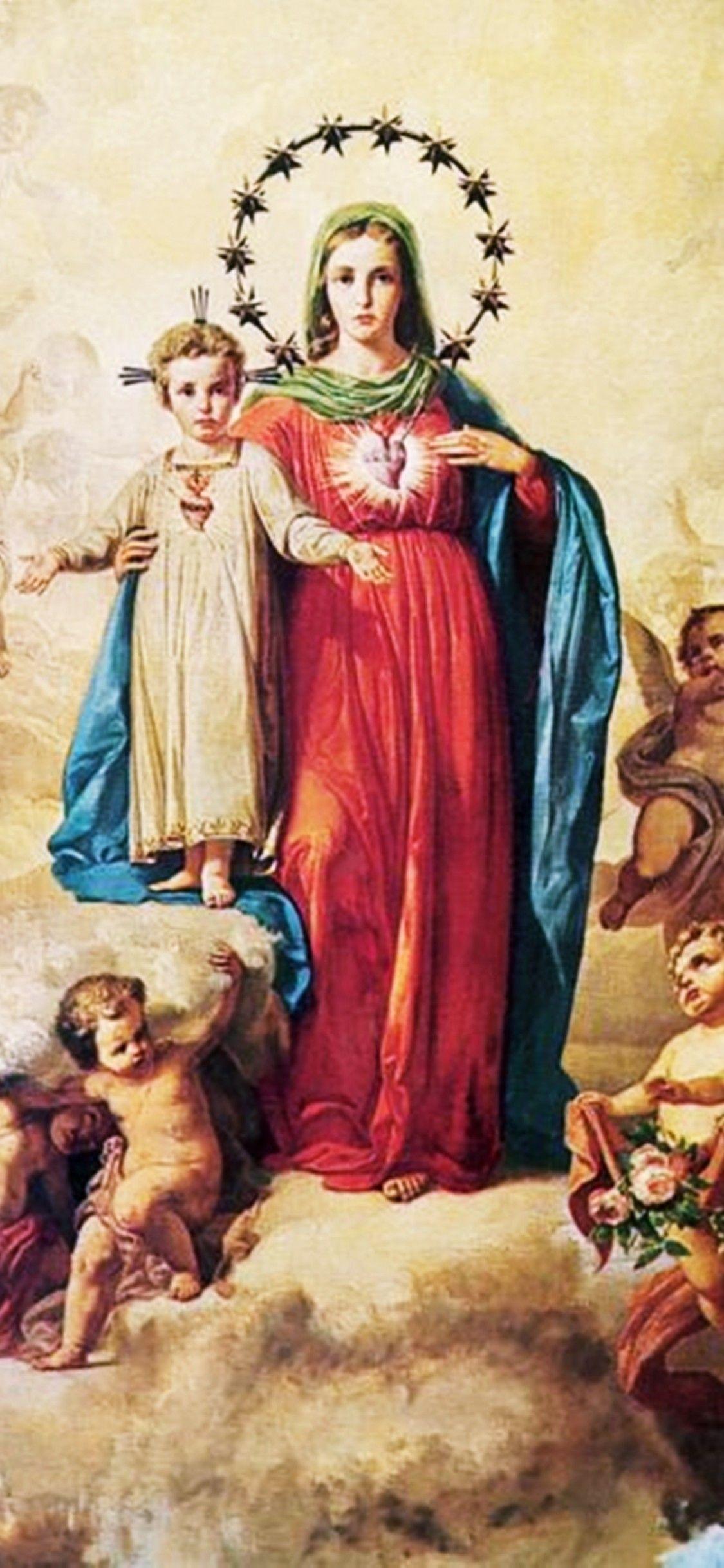 1125x2436 Mother Mary wallpaper wallpaper Collections