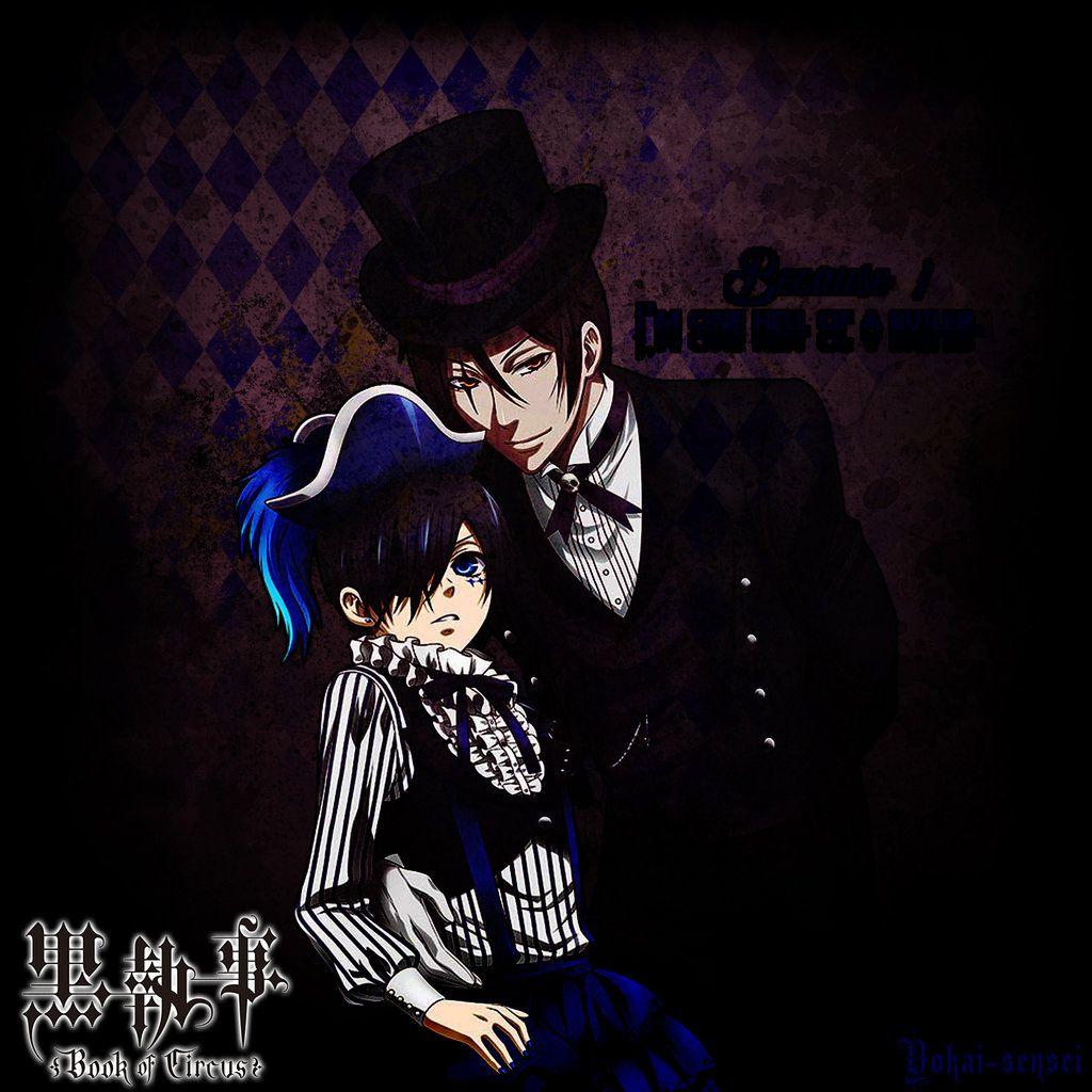 1024x1024 Ciel And Sebastian Book Of Circus By Yokai Sensei