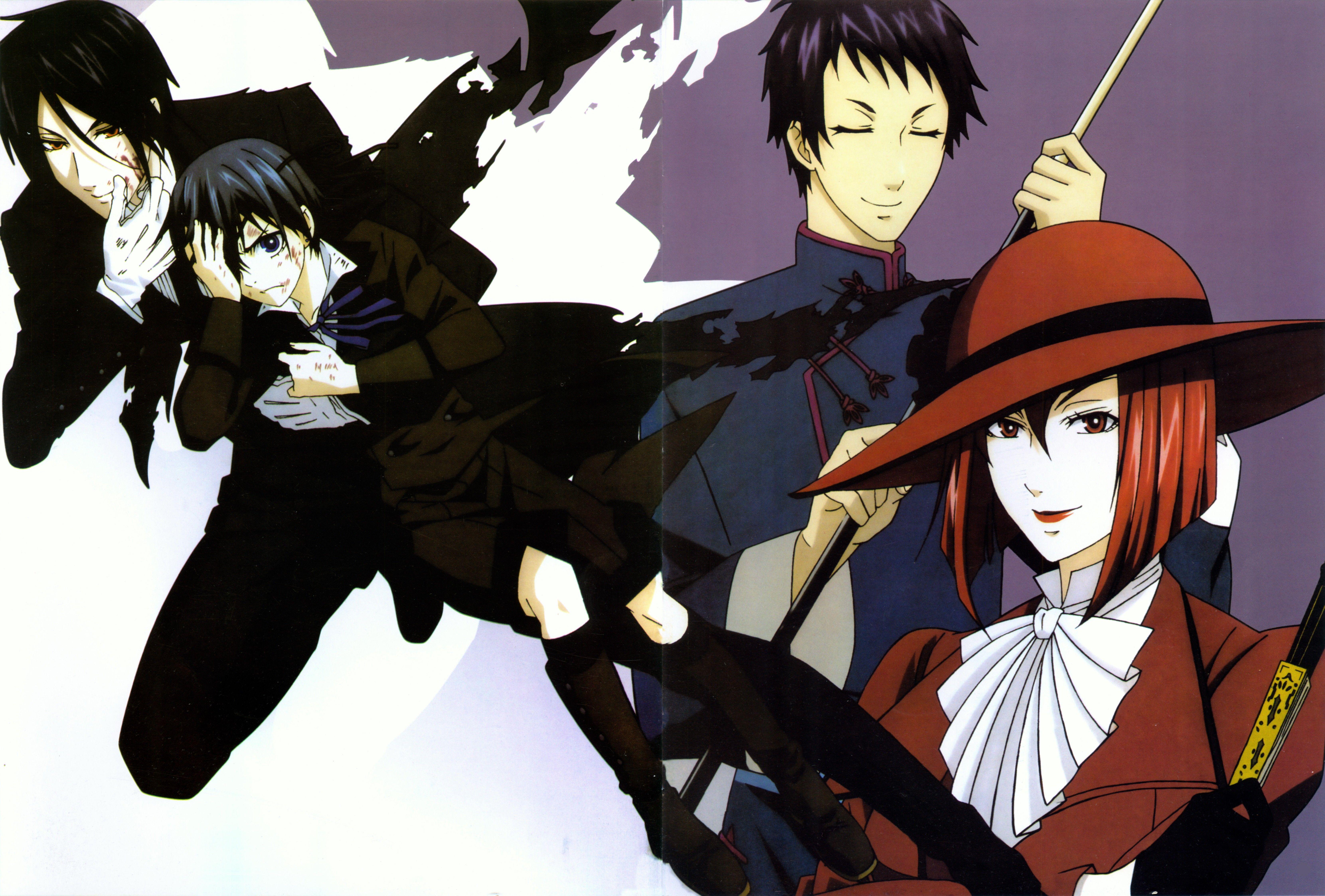 6641x4493 Lau Chinese Man From Kuroshitsuji image Lau, Ciel, Sebastian