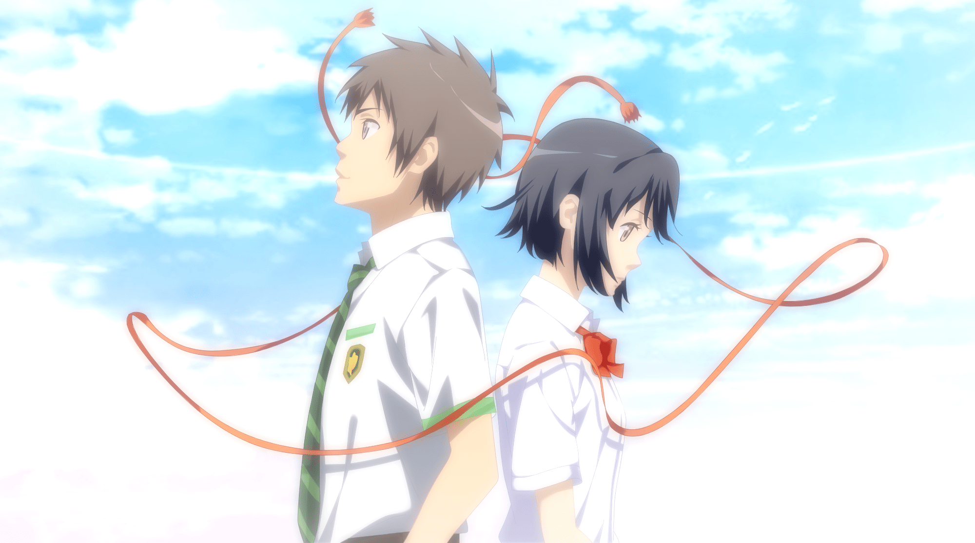 2000x1113 Taki Tachibana, Mitsuha Miyamizu wallpaper