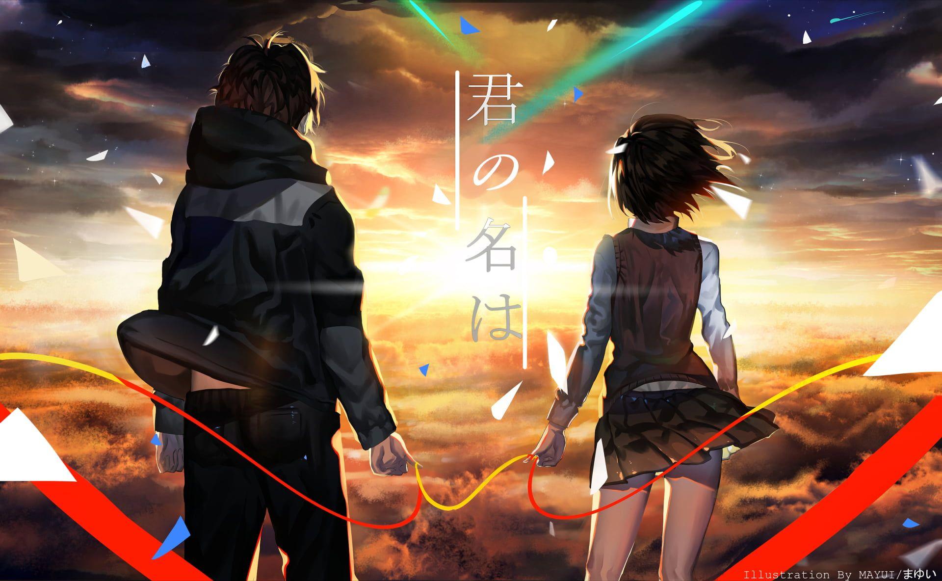 1920x1184 Kimi no Na Wa, Miyamizu Mitsuha, Tachibana Taki HD wallpaper