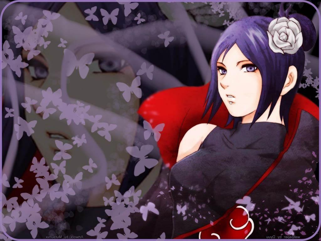 1024x768 Akatsuki konan naruto shippuden wallpaper HQ WALLPAPER