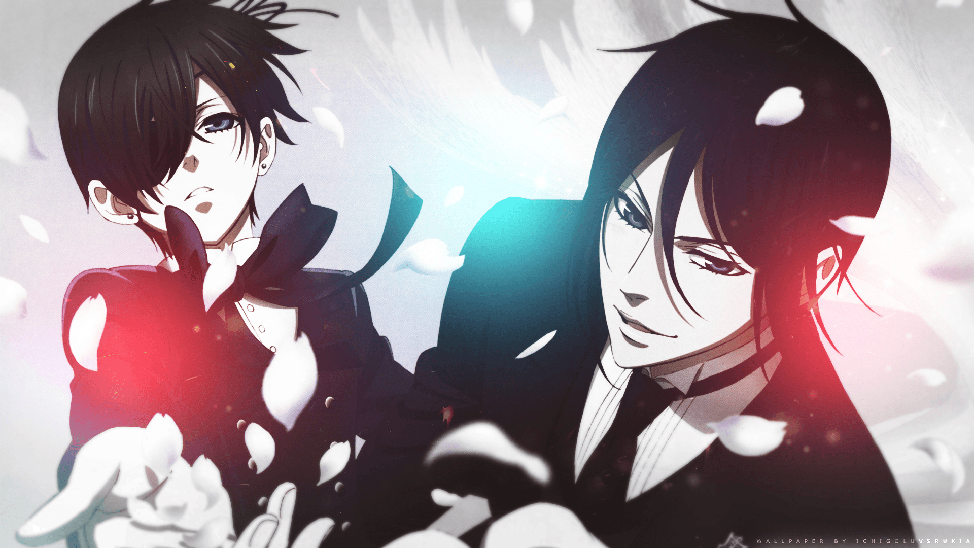 1920x1080 Download 1920x1080 Kuroshitsuji, Sebastian, Ciel Phantomhive, Black