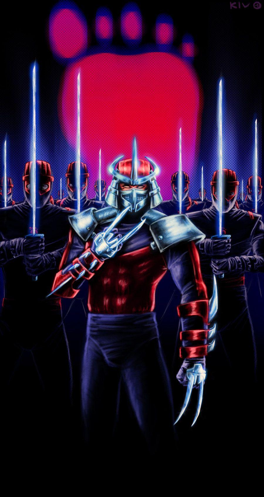 900x1694 Foot Clan Wallpaper