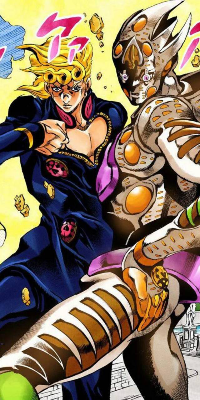 640x1280 Giorno Giovanna Wallpaper