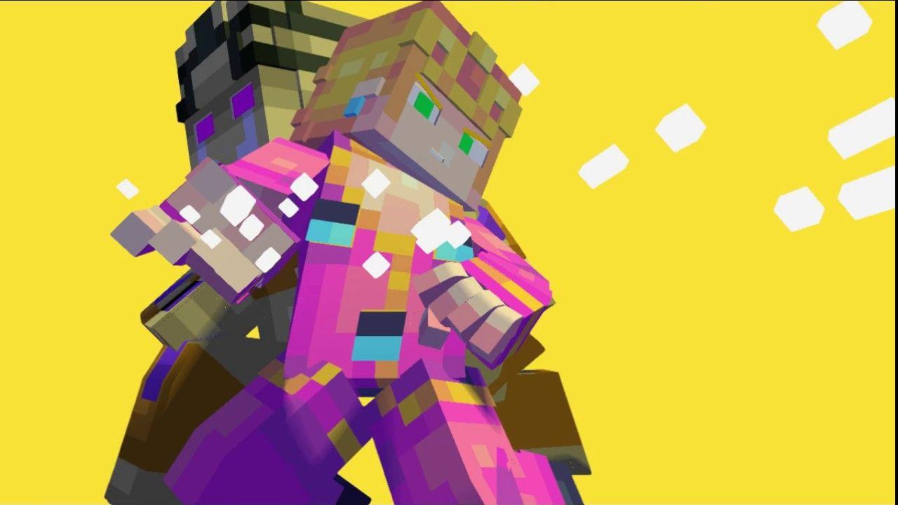 1280x720 GIORNO GIOVANNA REMAKE [WALLPAPER] RENDER MINECRAFT