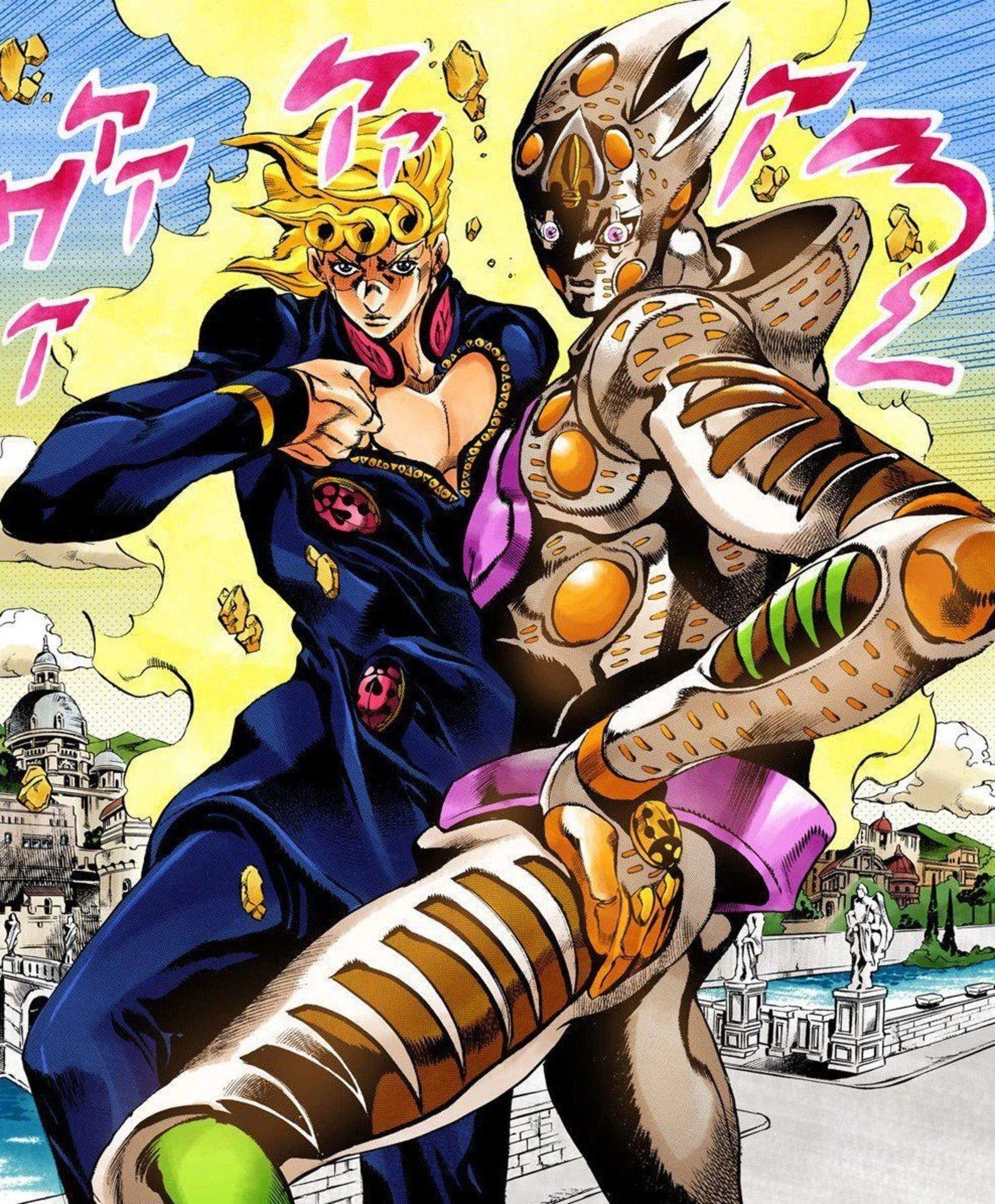 1586x1920 Giorno Giovanna vs Lancer