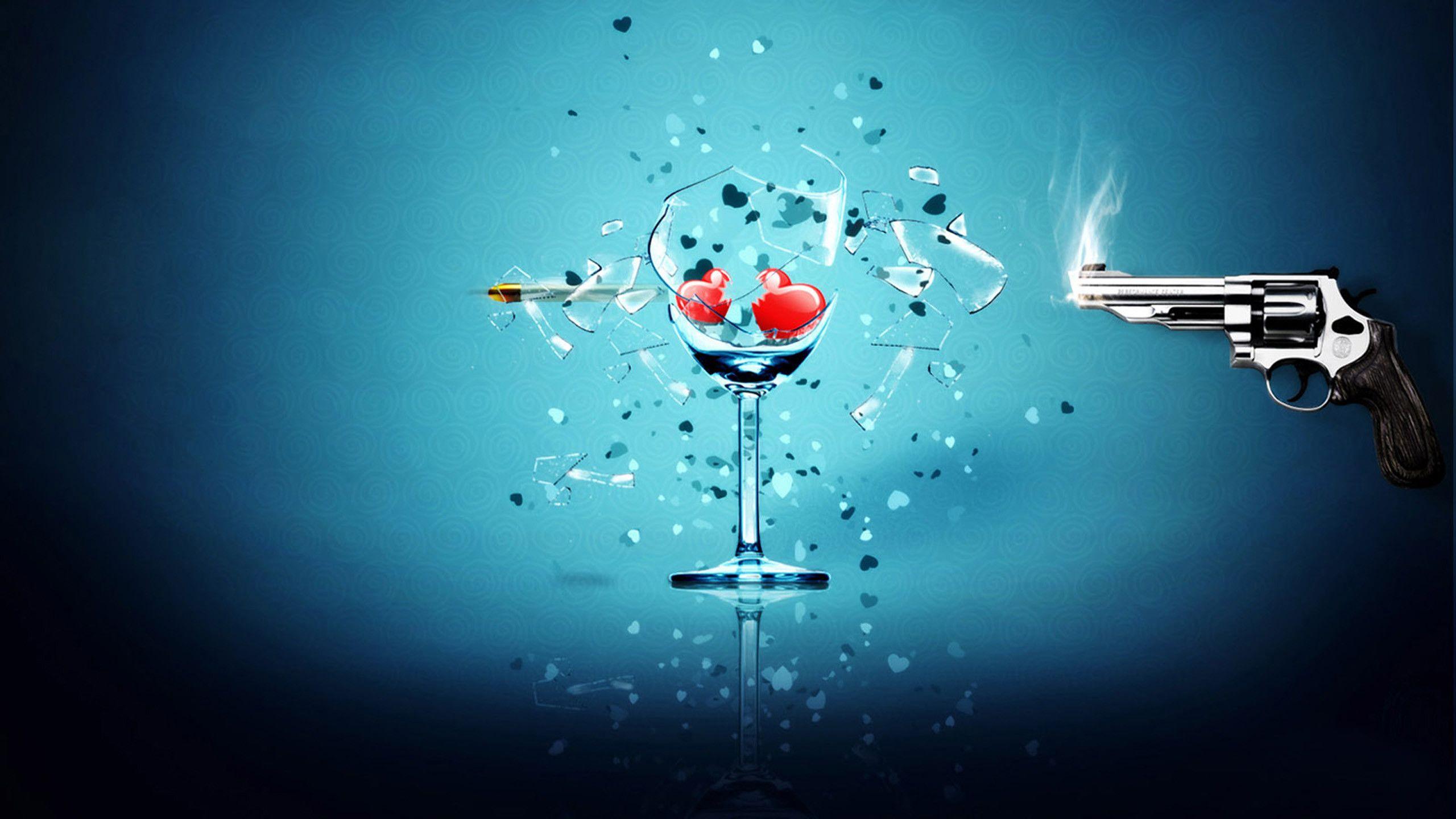 2560x1440 Heartbreak Wallpaper